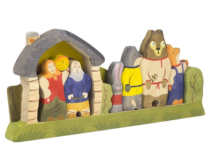 Wooden Puzzle "Kolobok" 08024