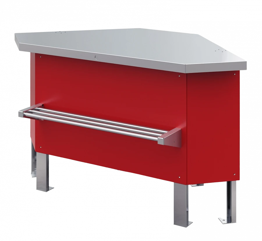 عرض اللحوم المبردة متوسط الحرارة PHS-UN (مبرد مدمج مع دعامة)