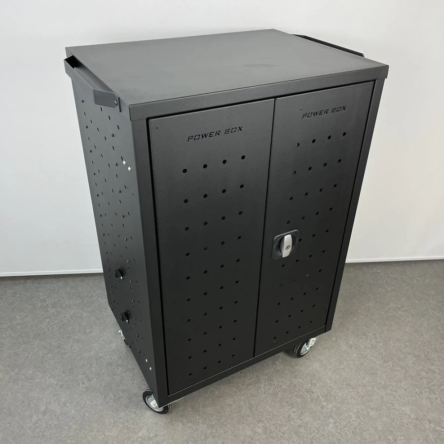 POWER BOX Laptop and Tablet Charging Storage Cart, Series C