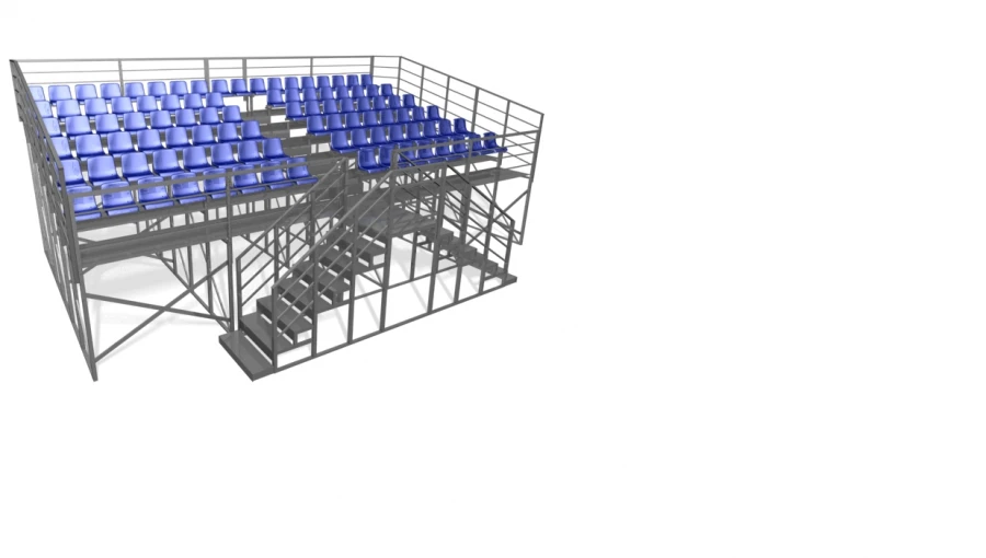 Portable Folding Stand with Lift Type "TMSRP