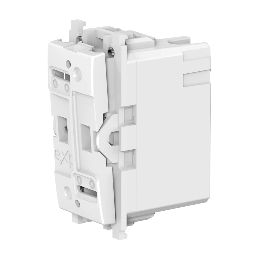 CADUCEUS ALING Experience Hidden Installation Switch 16A, 250V, White, Art. 72103