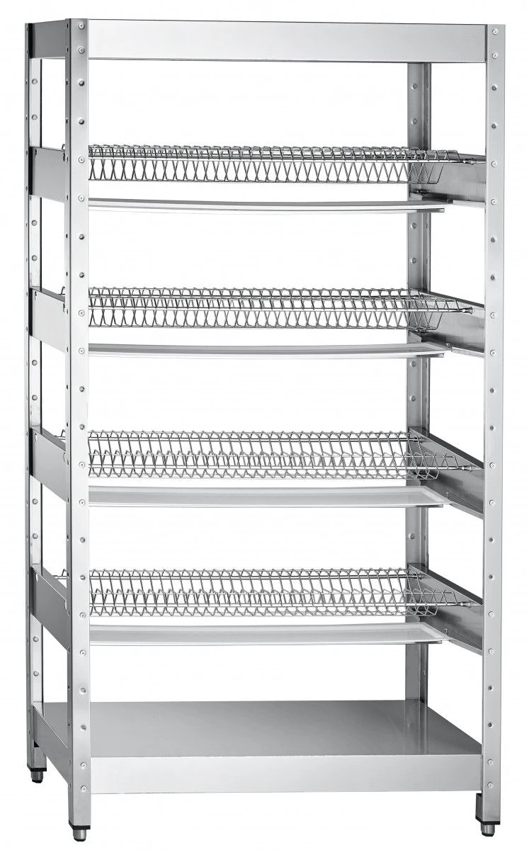 Plate Drying Rack with Water Collection Tray SST-4-2