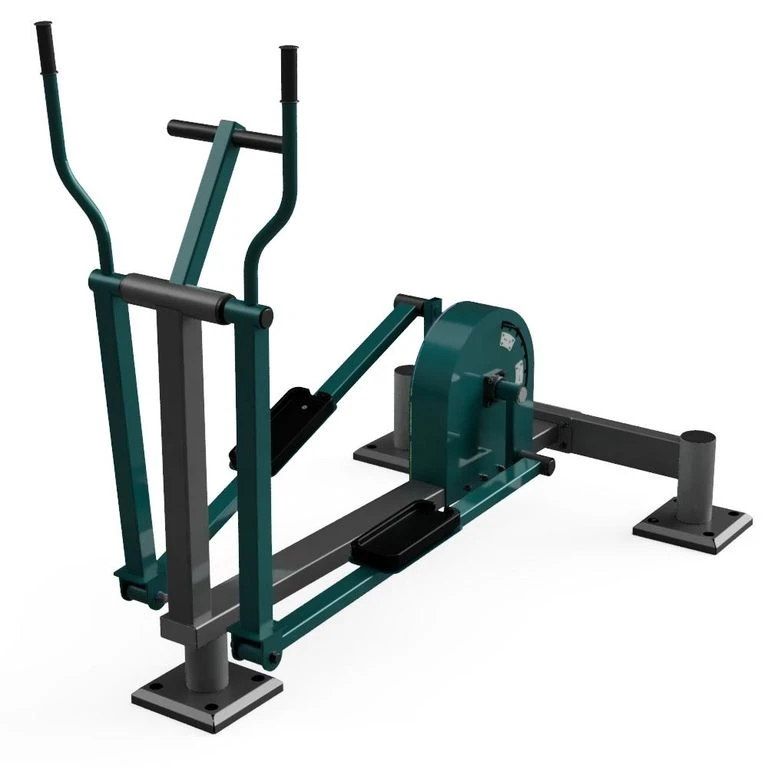 Outdoor Full-Body Cardiovascular Trainer with Inertial-Free Load Mechanism MS-1-MS764.02
