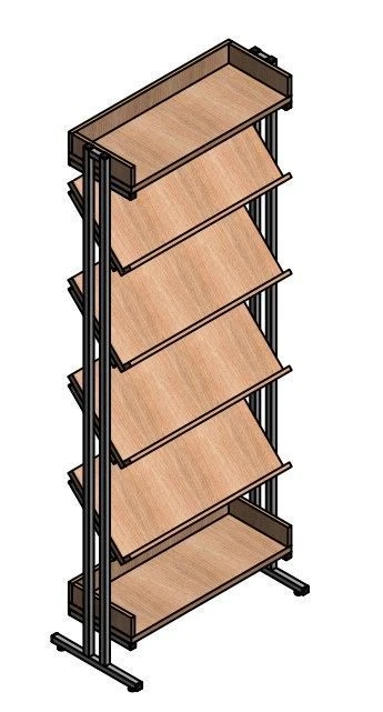 Metal Display Shelf TV-MDSZH-1.19.01