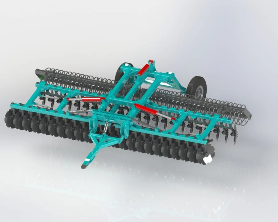 Folding Disc Harrow BDM-6x2P (Sura-6x2P Foldable)