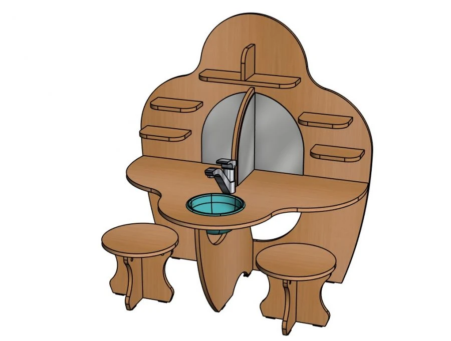 Interactive Beauty Salon Playset "Coquette" Model M88