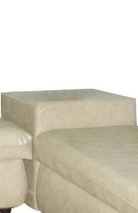 Children's Eco-Leather Pouf with Wooden Frame "Sunshine" HVV 552