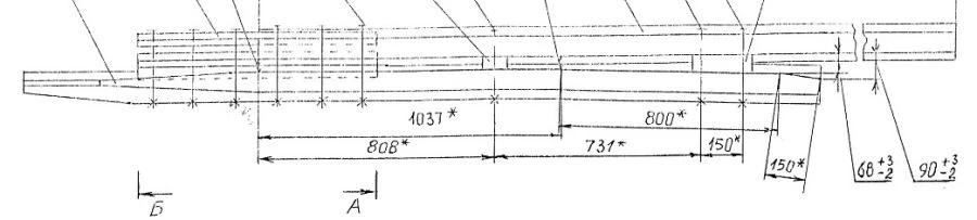 Cross Rail with Counter Rail for Switch Assembly (Project 2928.02.000/-01)