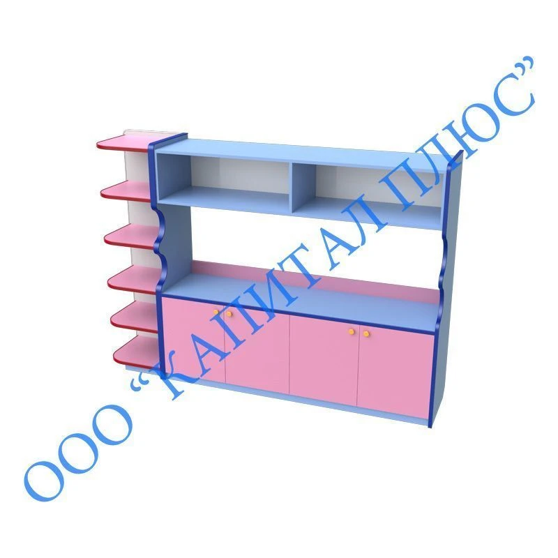 Open Toy Shelf Model D-103