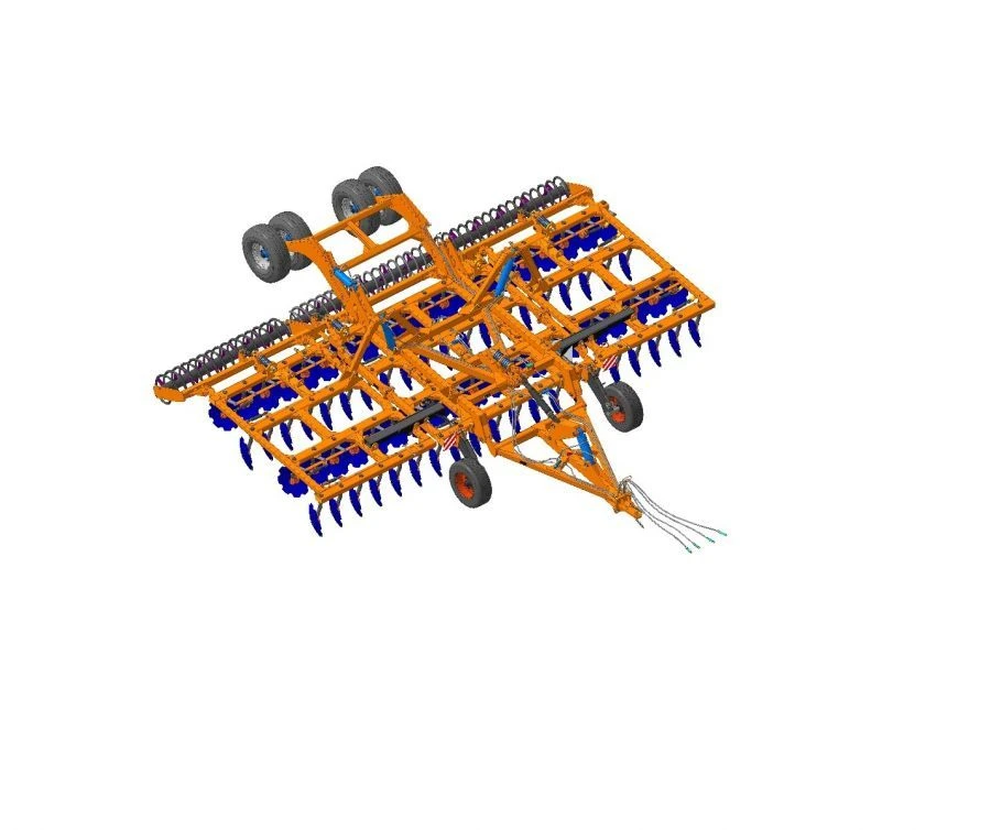 Modular Disc Harrow BDM-8x4-09 for Soil Preparation