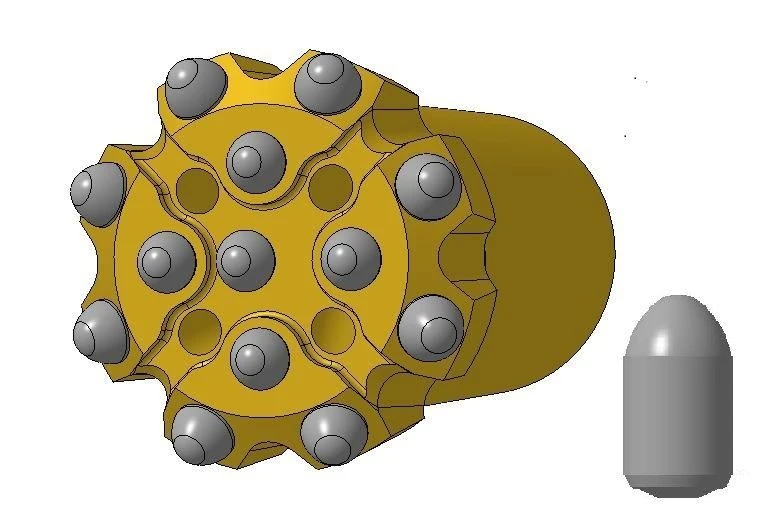 KNSH 64-T38.SP MX Coring Bit for Pneumatic Drilling