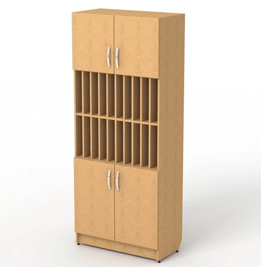 خزانة مجلات بأبواب دوارة وأرفف قابلة للإزالة، النموذج EL.106.12.00-12