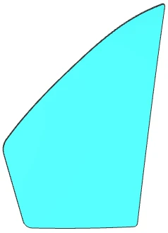 Fixed Glass Door for GAZ Business (Right, Color C) Code 00531TDR02001