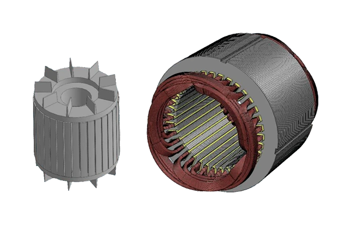 محرك غير متزامن ثلاثي الطور AIRSVM بقدرة من 750 واط إلى 75 كيلو واط