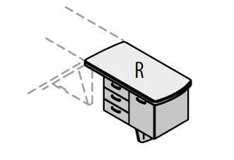 مجموعة مكتب خشبية "New.Tone