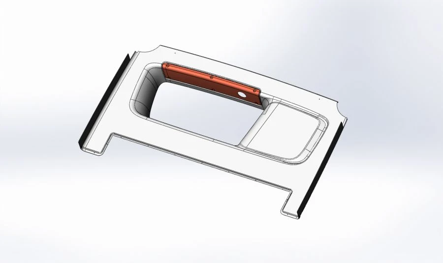 تجميع اللوحة الخلفية العلوية 5299-401П-5622010