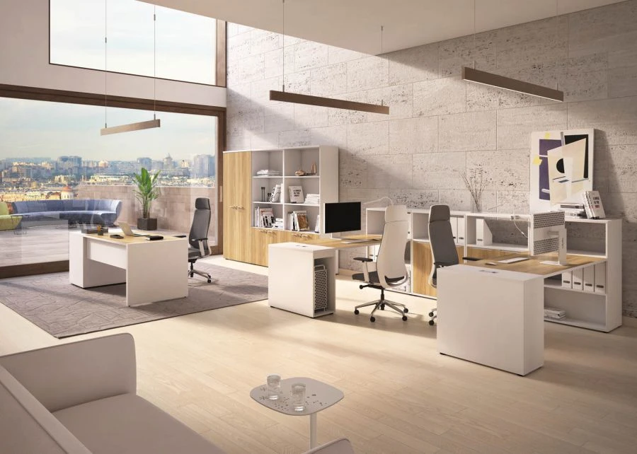 شاشة مكتبية مودولية 1200 MDF، رقم CLF512