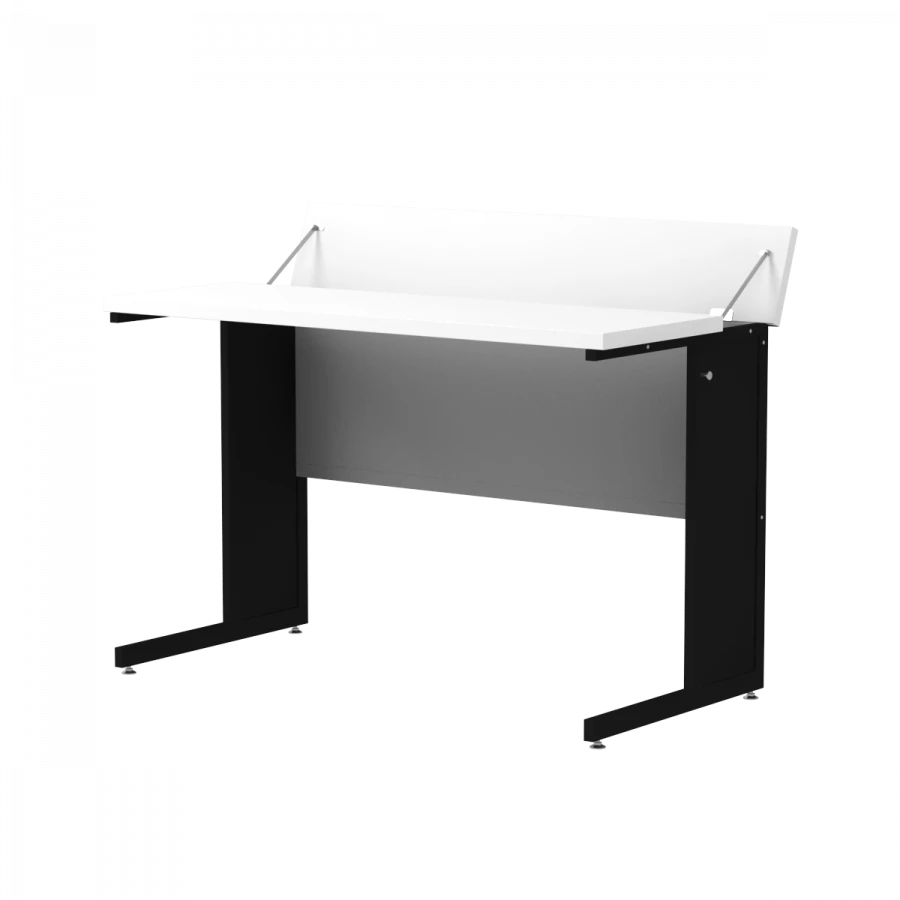 Laboratory Student Desk with Retractable Book Block, Model SShmVK