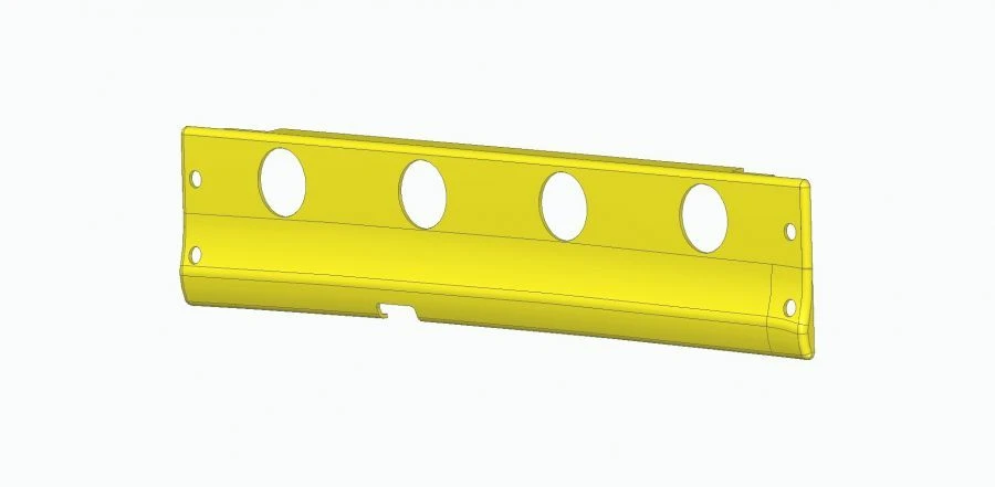 Upper Internal Circuit Breaker Panel, Component 529222-7802063-60