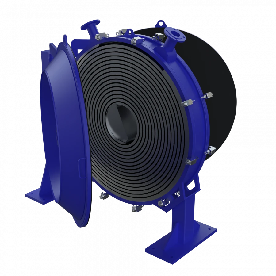 جهاز المبادلات الحرارية الحلزونية WARM AW-SHE