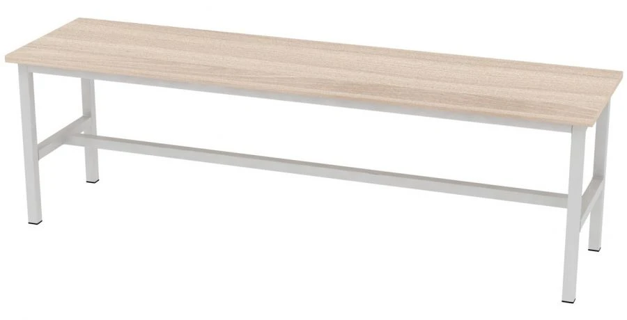 3-Seater Rigid Bench 1350x360x420mm