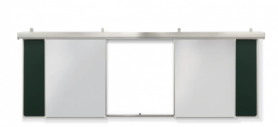 Magnetic Marker and Chalk Sliding Board Rail System "Segment