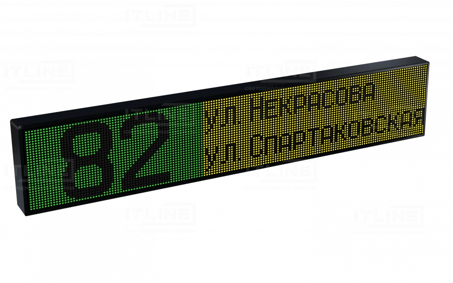 Electronic Route Indicator for Public Transport ITLINE "TT5X6