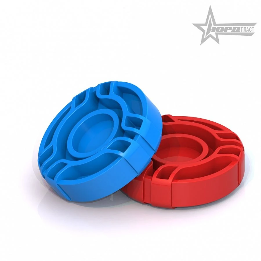 Safe Plastic Hockey Puck Set (2 Pieces)