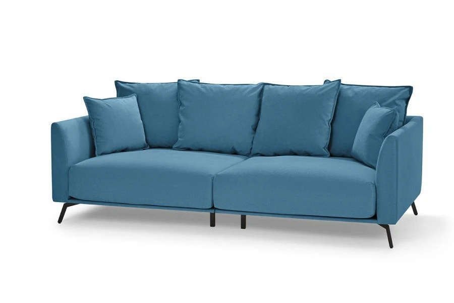 Comfortable Straight Sofa with Soft Upholstery and Durable Frame