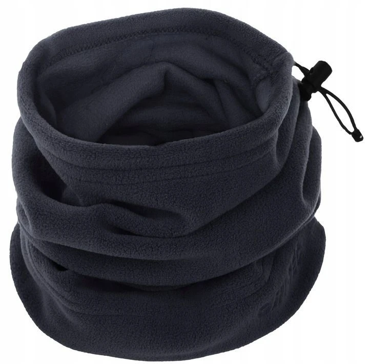 Winter Tube Scarf in Dark Blue with Unique Design Features