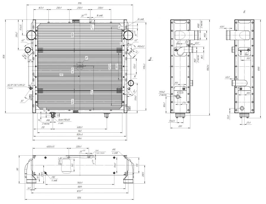 كتلة المبردات BO-173B.1301.000