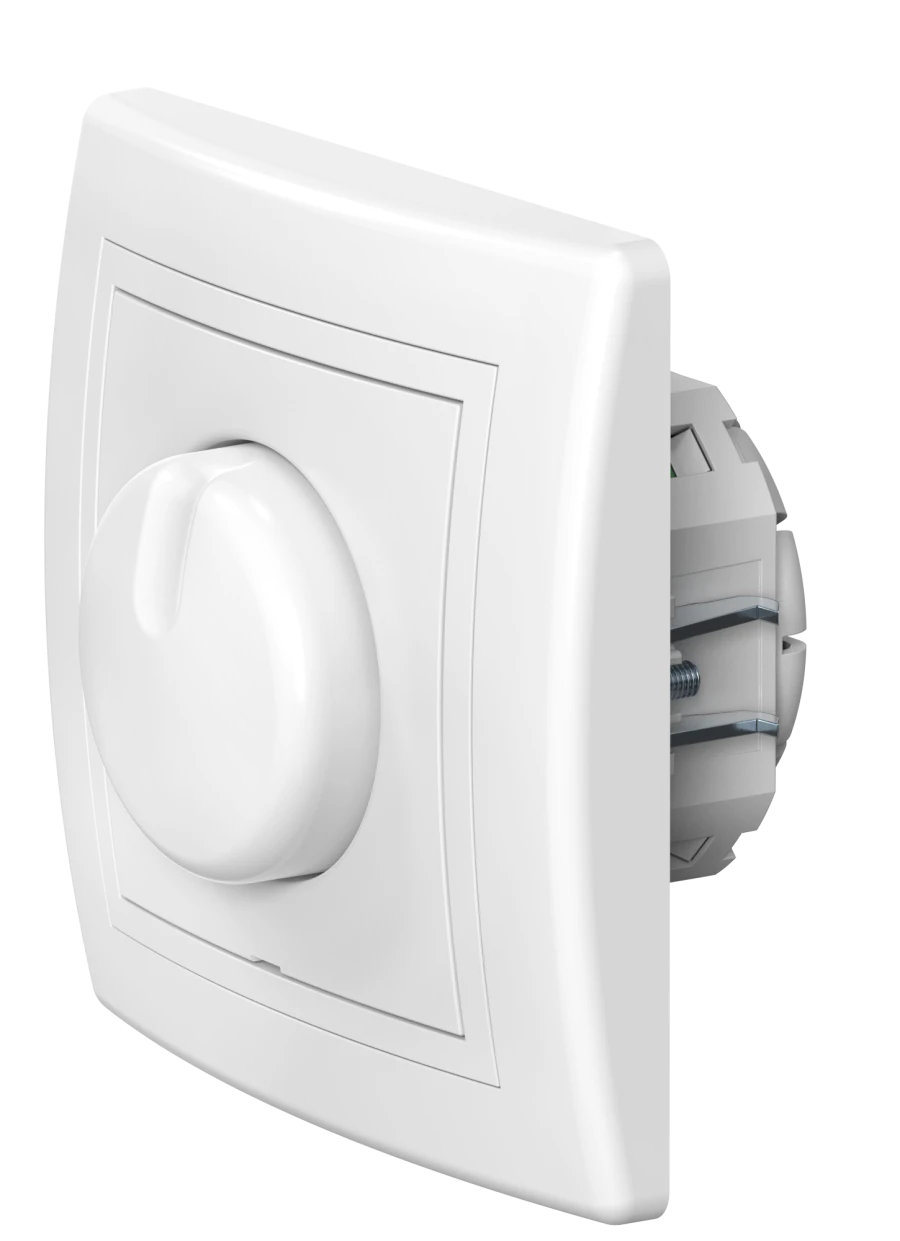 CADUCEUS ALING PRESTIGE Dimmer Switch, 40-400VA, 230V, White, Art. 6173.000