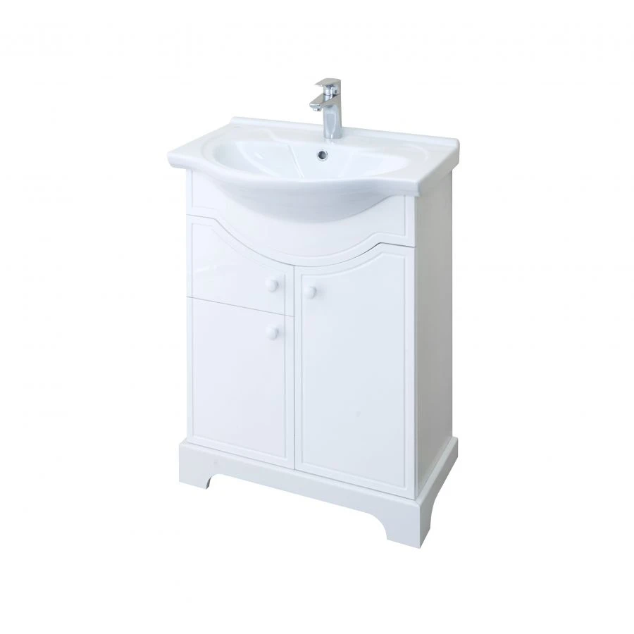 Elegant Bathroom Vanity Unit Aquaton Elen 65 White 1A218901EN0101