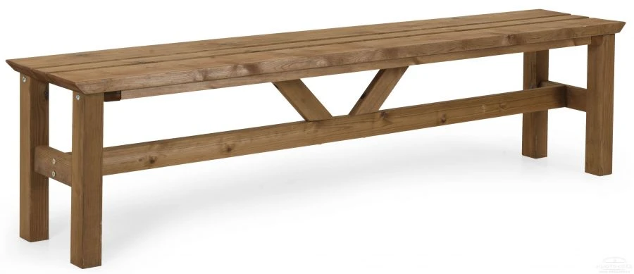 Wooden Bench - Durable Outdoor Seating