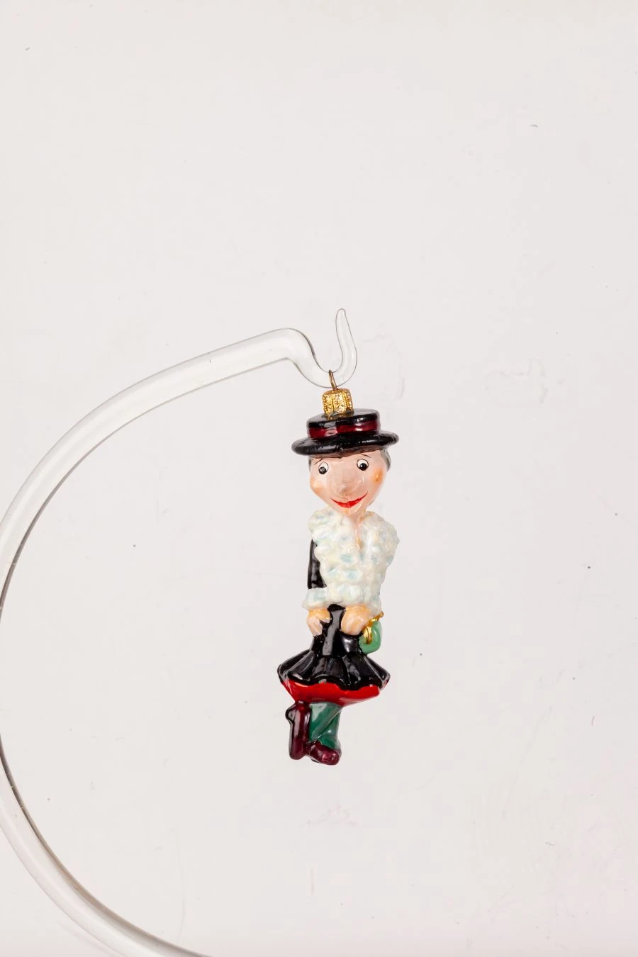 Handcrafted Glass Christmas Ornament "Shapoklyak
