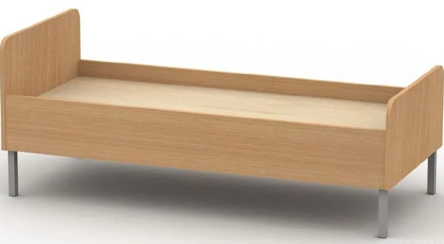 سرير بإطار معدني من MDF، النوع II، ك-2