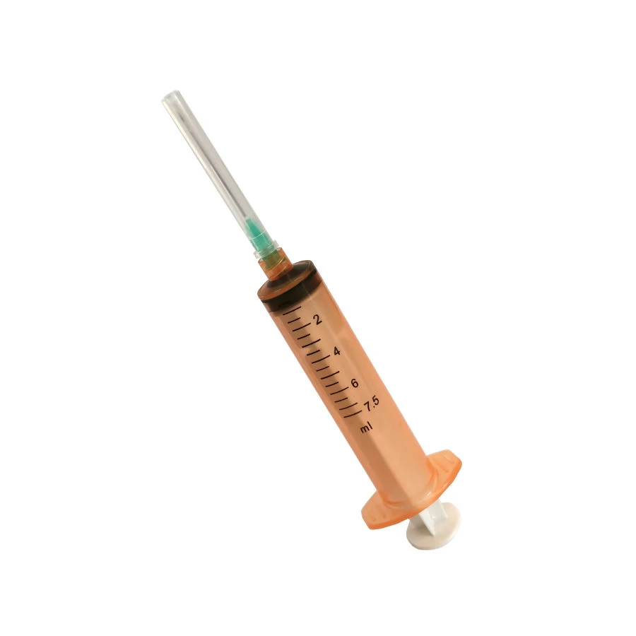 Sterile Single-Use Injection Syringes with Needles, 7.5 ml