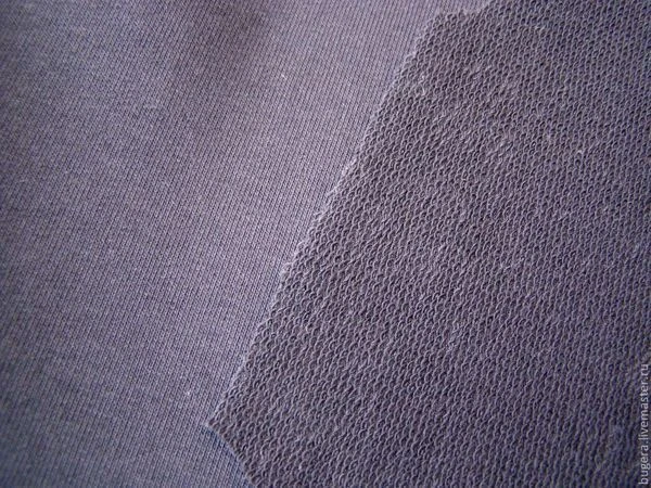 Fleece-Lined Fabric 70% Cotton, 30% Polyester 220-240 g/m²