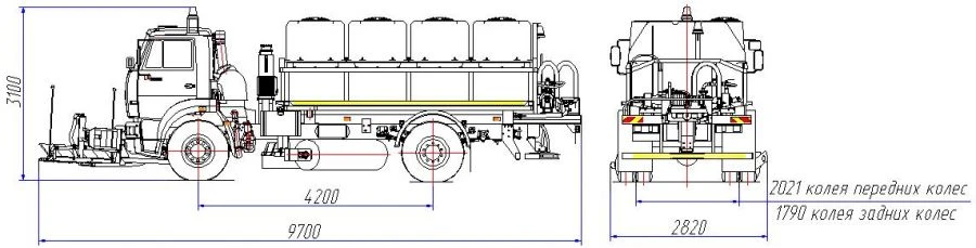 Road Maintenance Machine MK-4532-06 with Summer Equipment Kit