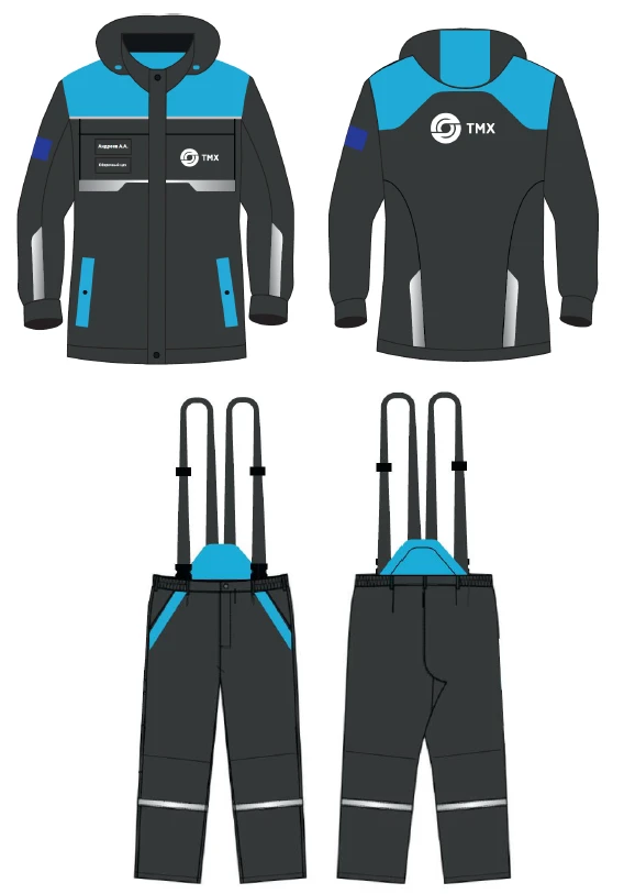 بدلة حماية رجالية من درجات الحرارة المنخفضة، موديل TMX041