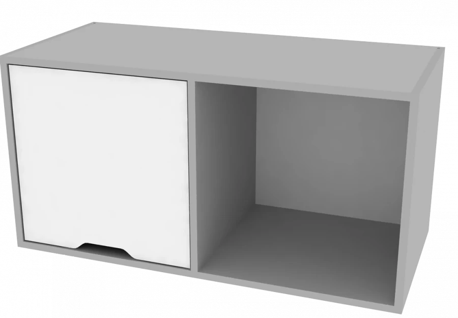 Left Overhead Storage Unit 900x420x458mm