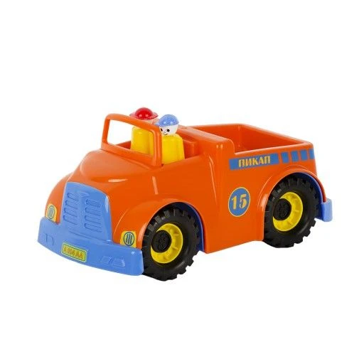 سيارة لعبة بيك اب مع شخصيتين