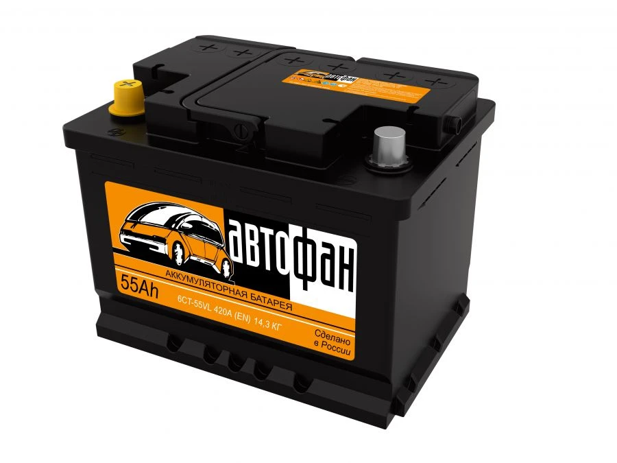 Lead-Acid Starter Battery 6ST-55VL AUTO FAN
