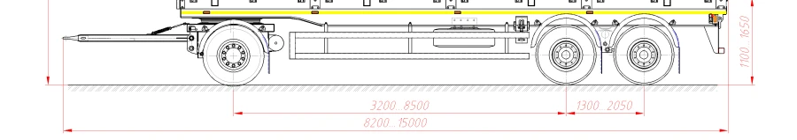 Cargo Trailer 843431 with Load Space Frame and Platform