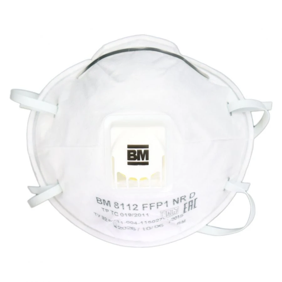 Filtering Half-Mask for Aerosol Protection VM Series, Model VM 8112 FFP1 NR D