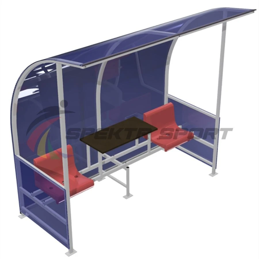 Judges Cabin with Table and Canopy - 2 Seats
