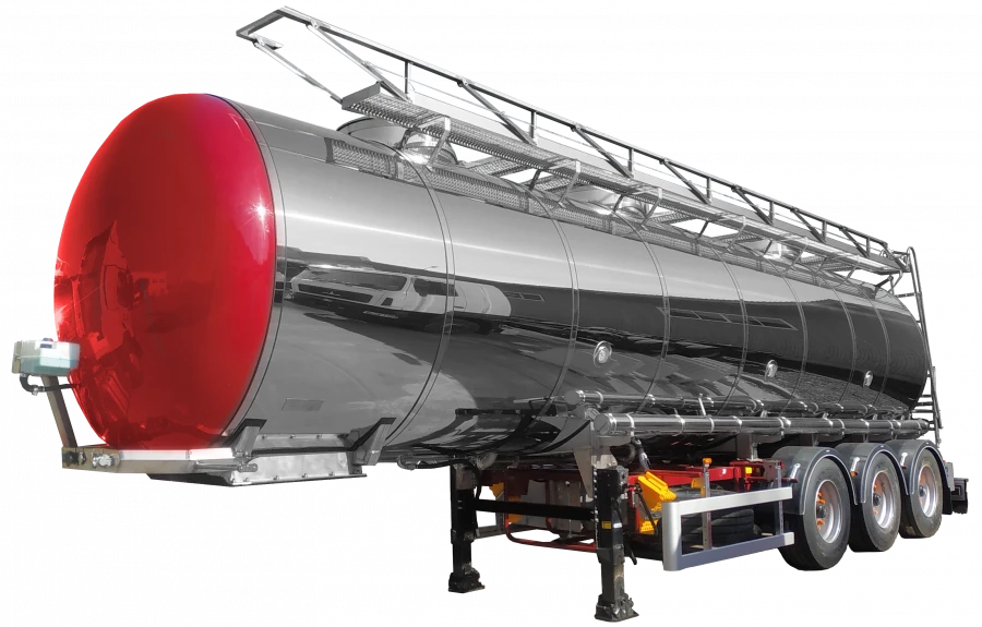 Semi-Trailer Tank with Chassis Structure Model YADISH-VM-PPC 912851