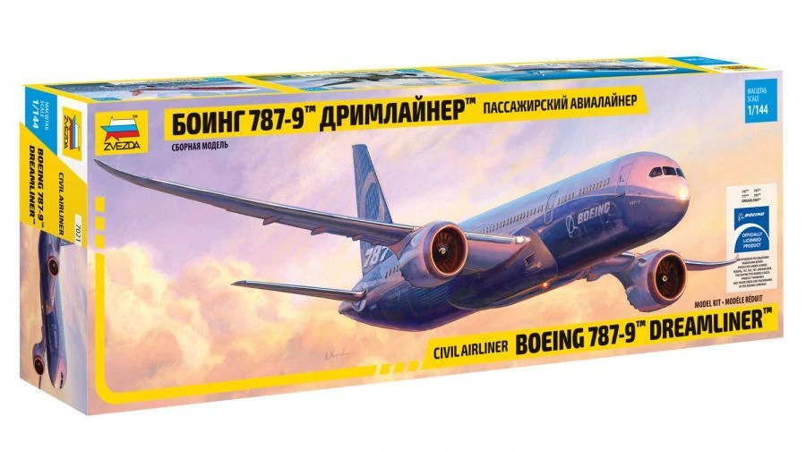 Boeing 787-9 Dreamliner Passenger Airliner Model Kit