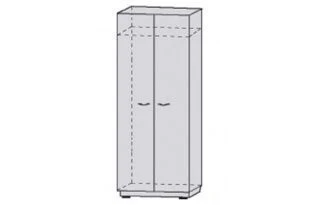 Wooden Two-Door Cabinet for Custom Storage Solutions