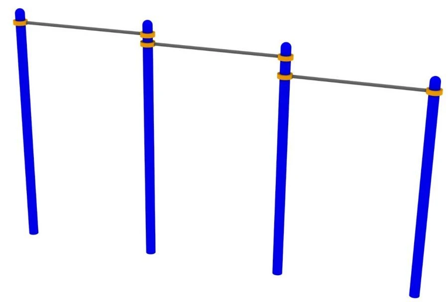 Adjustable Stationary Horizontal Bars for Pull-Up Testing TP-001